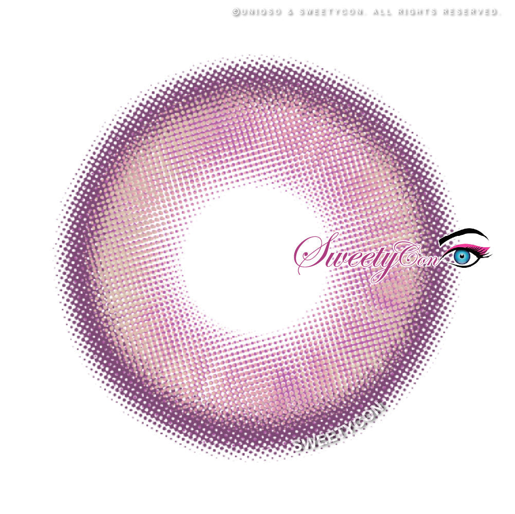 1 Day Sweety Star Tears Violet (2 or 10 lenses/pack)-Colored Contacts-SweetyCon
