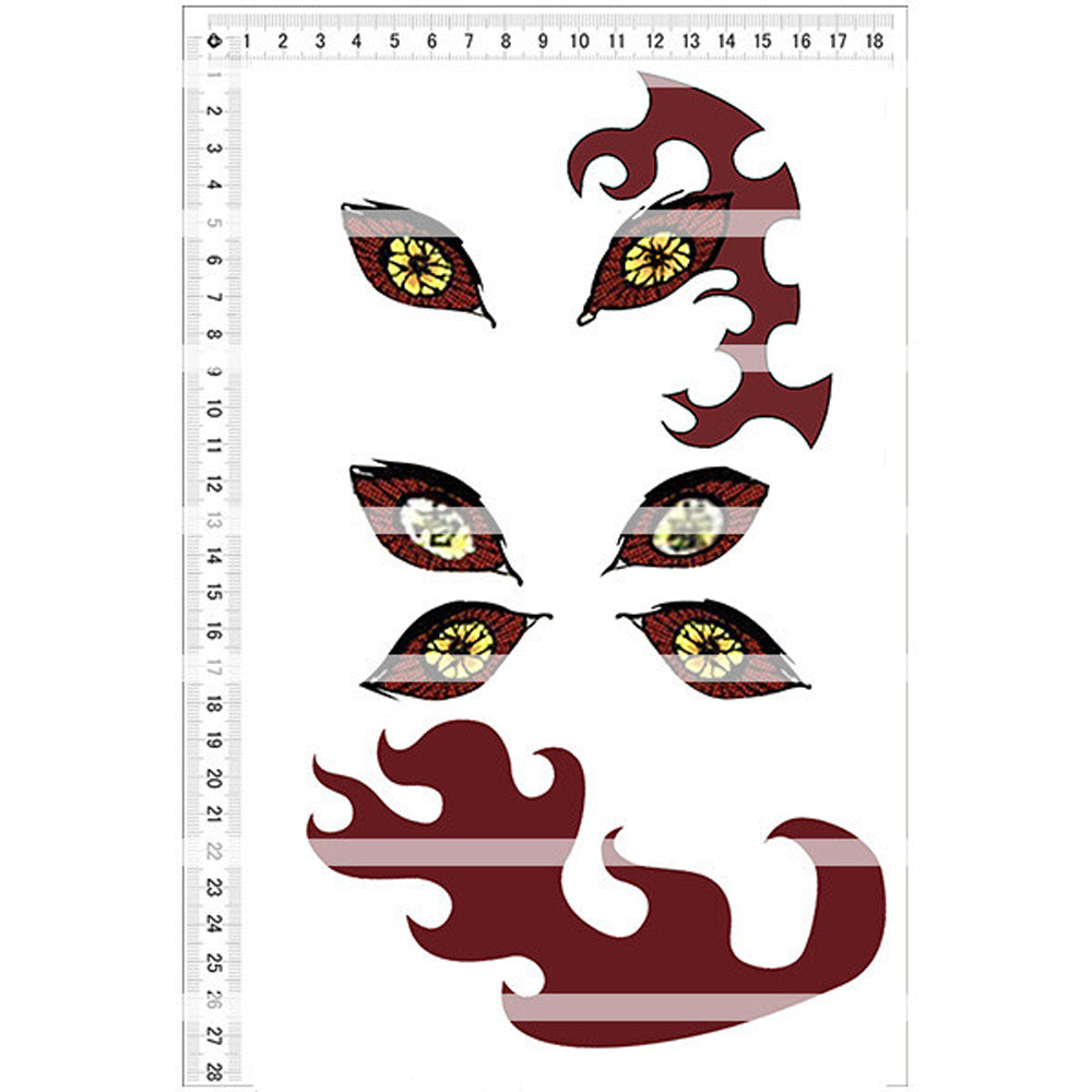 Demon Slayer Tattoo Sticker For Upper Moon 1 Kokushibo – SweetyCon