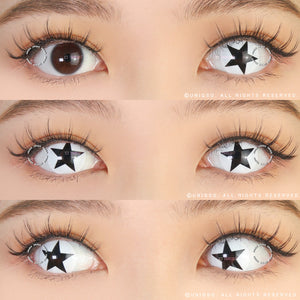 Sweety Anime Black Star (1 lens/pack)-Colored Contacts-UNIQSO