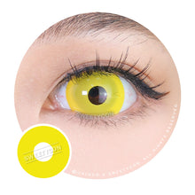 Load image into Gallery viewer, Sweety Mini Sclera UV Glow Yellow (1 lens/pack)-Mini Sclera Contacts-UNIQSO
