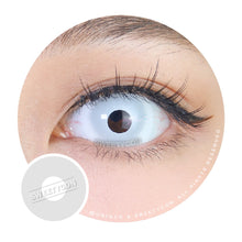 Load image into Gallery viewer, Sweety Mini Sclera UV Glow White (1 lens/pack)-Mini Sclera Contacts-UNIQSO
