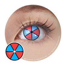 Load image into Gallery viewer, Sweety Crazy Clown (1 lens/pack) (Pre-Order)-Colored Contacts-UNIQSO
