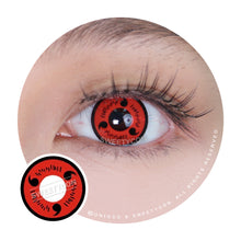 Load image into Gallery viewer, Sweety Sharingan With Prescription (1 lens/pack)-Colored Contacts-UNIQSO
