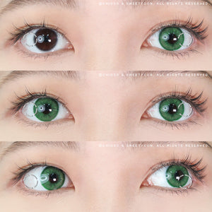 Sweety E-Blink Green (1 lens/pack)-Colored Contacts-UNIQSO