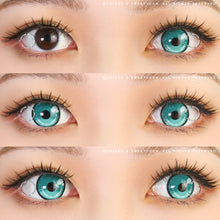 Load image into Gallery viewer, Sweety Anime 2 Teal Green (1 lens/pack)-Colored Contacts-UNIQSO
