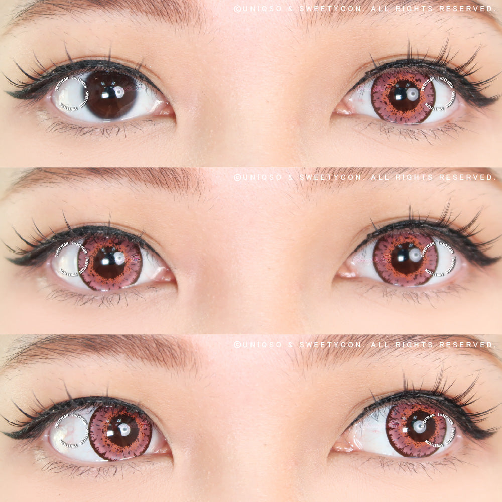 Sweety Pink Love (1 lens/pack)  Colored contacts, Cool contacts, Cosmetic  contact lenses