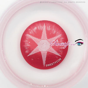 Sweety Pop Star Pink (1 lens/pack)-Colored Contacts-UNIQSO