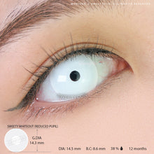 Load image into Gallery viewer, Sweety Crazy Mini S White (1 lens/pack)-Crazy Contacts-UNIQSO
