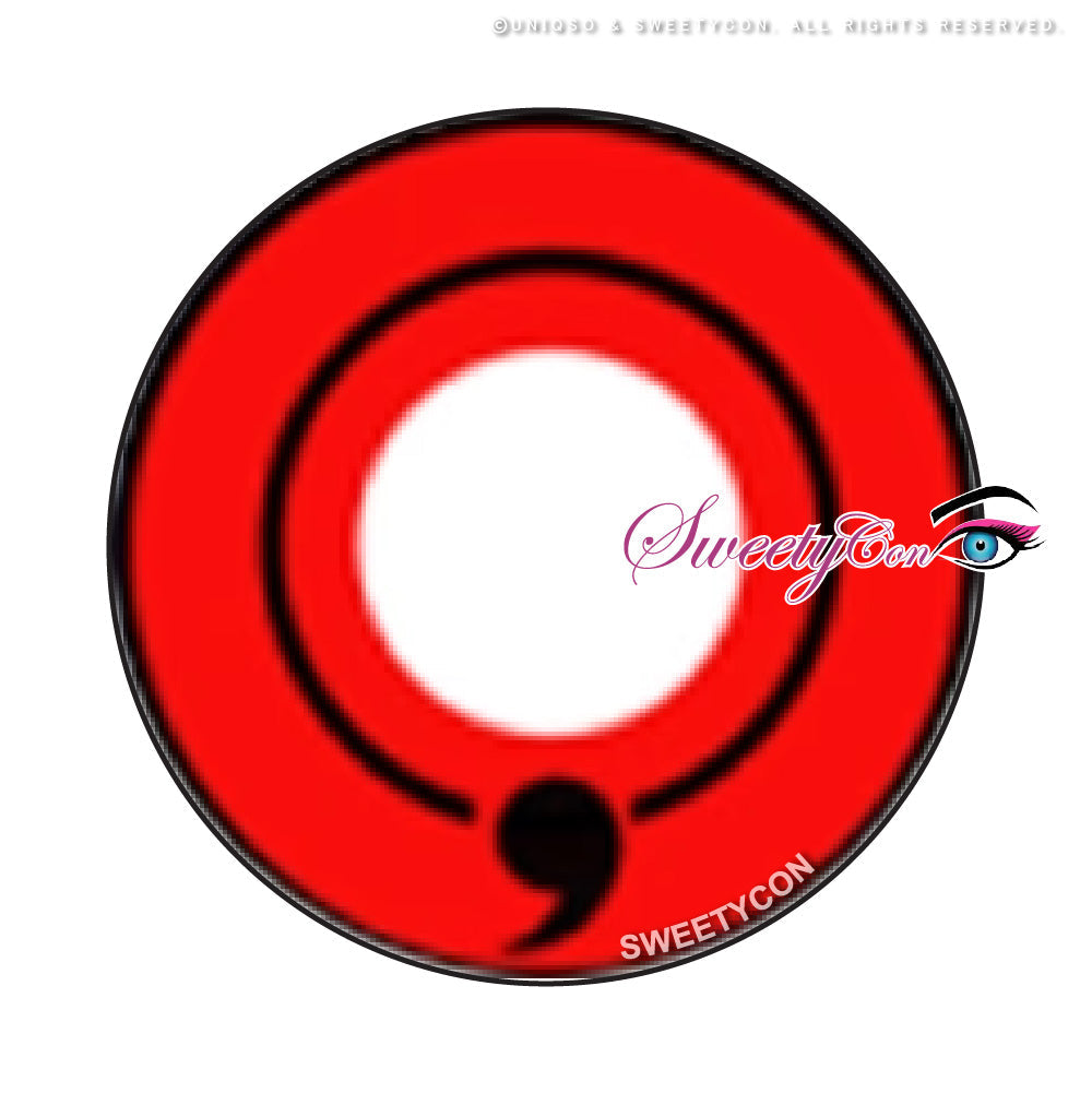 Sweety First Stage Sharingan (1 lens/pack)-Colored Contacts-UNIQSO
