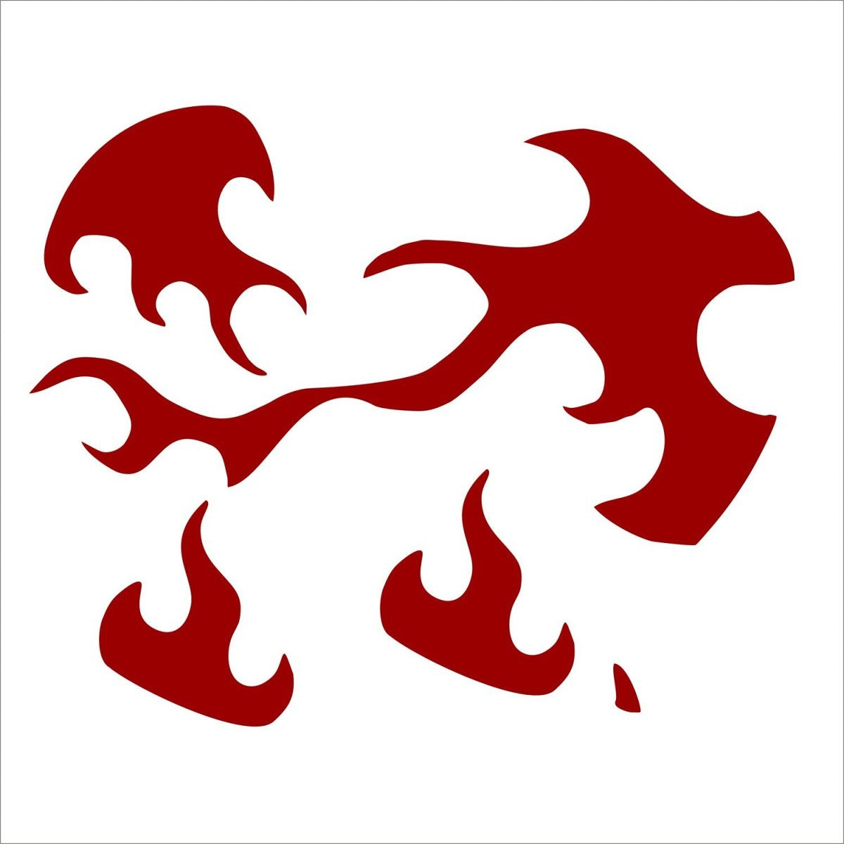 Demon Killer Tattoo Sticker Demon Fire Style C-Cosplay Accessories-SweetyCon