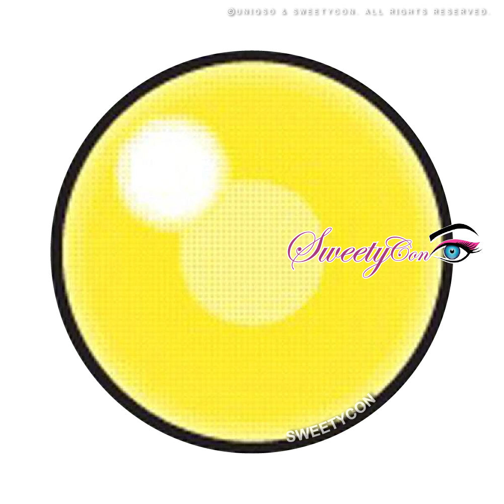 Sweety Anime Cloud Rim Yellow (1 lens/pack)-Colored Contacts-SweetyCon