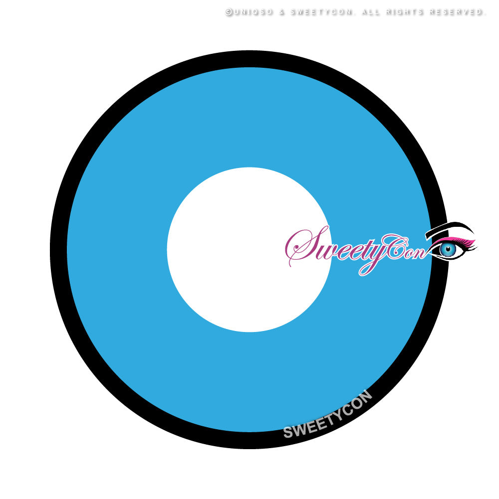 Sweety Crazy Blue Manson/ Blue Zombie (1 lens/pack)-Crazy Contacts-SweetyCon