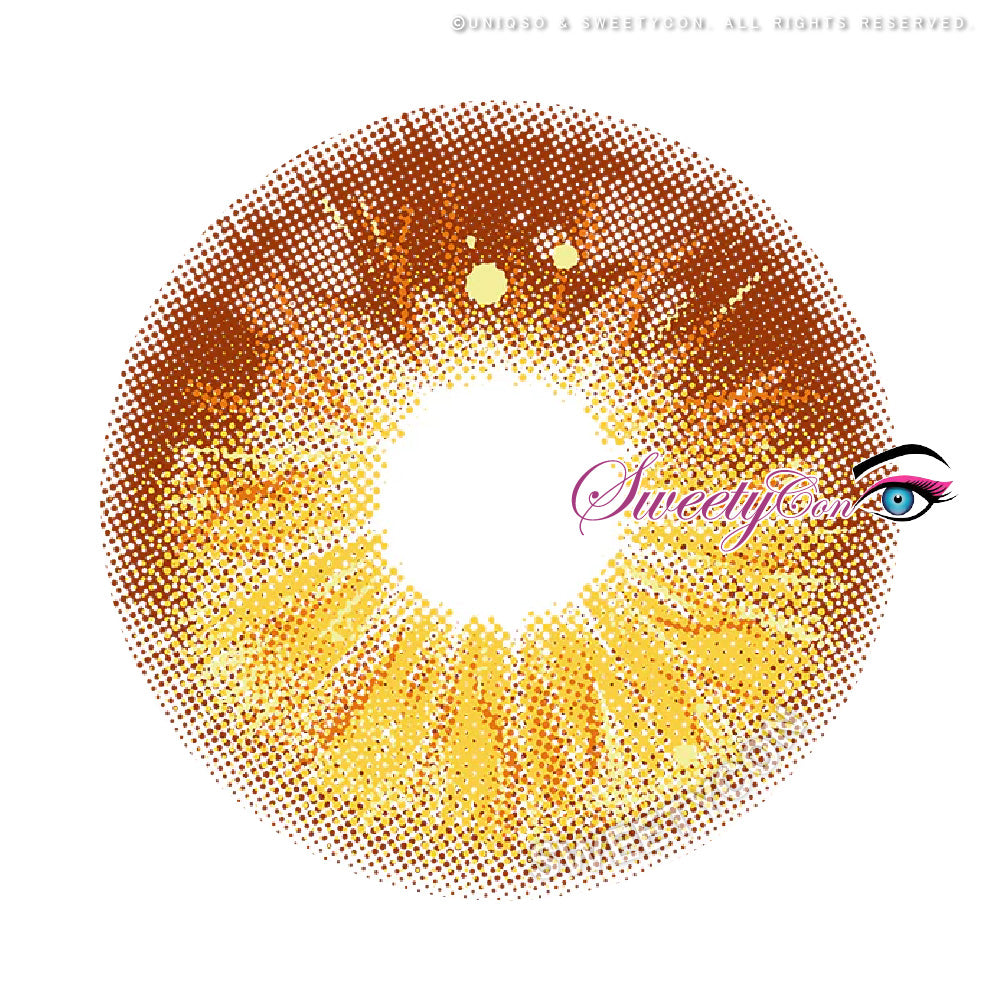 Sweety Crazy Lollipop Brown (1 lens/pack)-Colored Contacts-SweetyCon