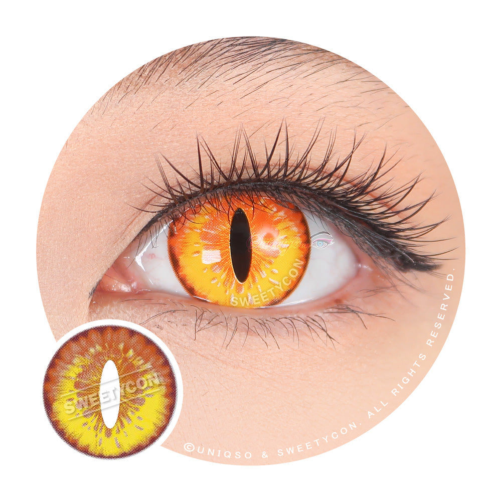 趣味 UVERworld #CONTACT Sweety Crazy Mystery Orb Orange (1 lens/pack) – SweetyCon