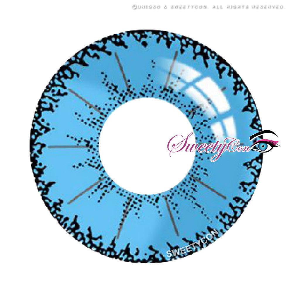 Sweety Devil Blue II (1 lens/pack)-Colored Contacts-SweetyCon