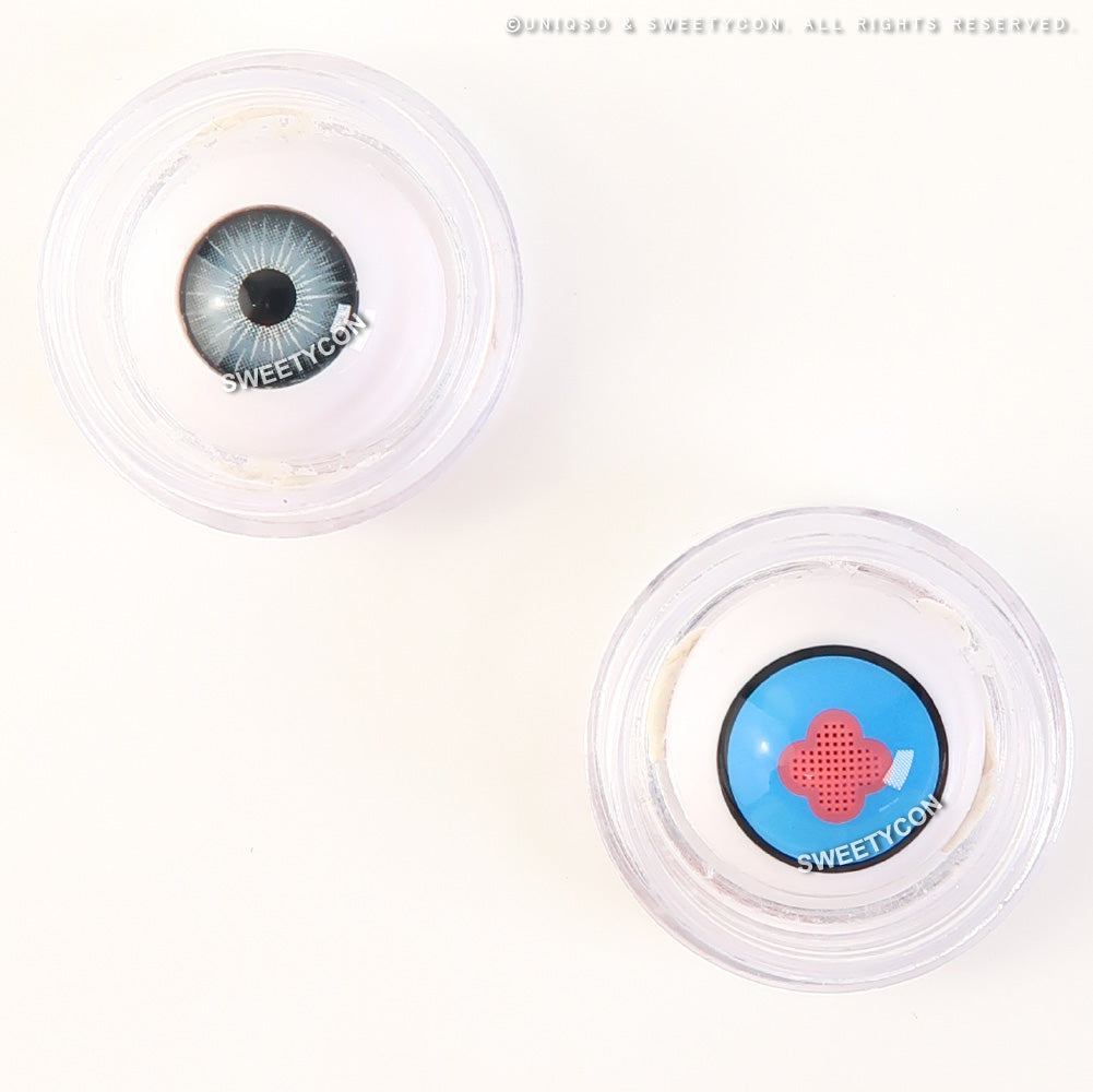 Sweety Fire Force Princess Hibana Blue Eye (1 lens/pack)-Colored Contacts-SweetyCon