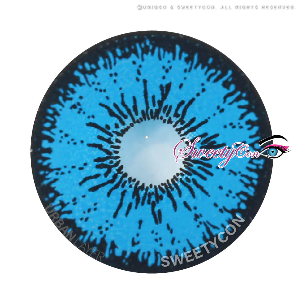 Sweety Mini Sclera Tokyo N Blue (1 lens/pack)-Mini Sclera Contacts-SweetyCon