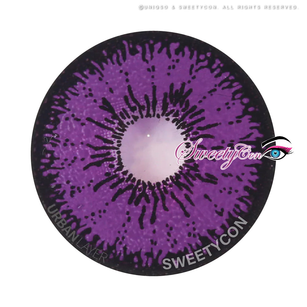 Sweety Mini Sclera Tokyo N Violet(1 lens/pack)-Mini Sclera Contacts-SweetyCon