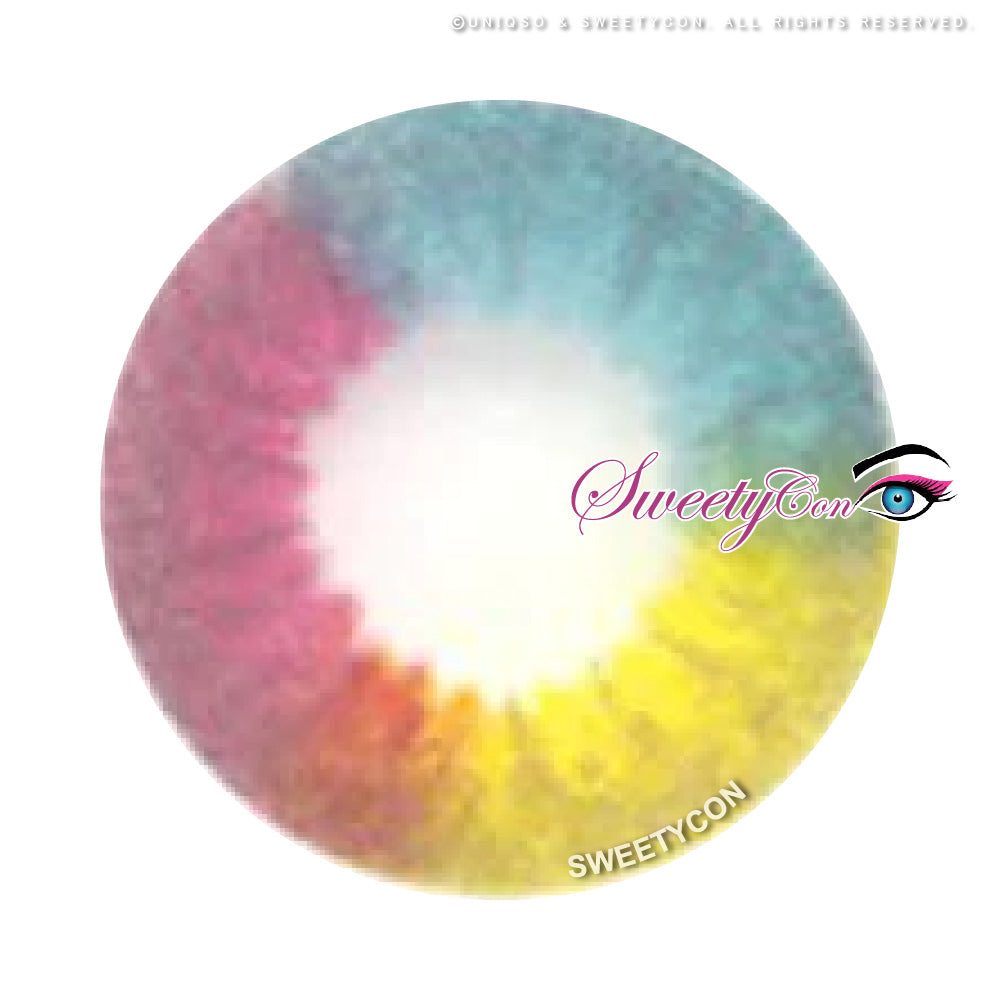 Sweety Multil Rainbow (1 lens/pack)-Colored Contacts-SweetyCon