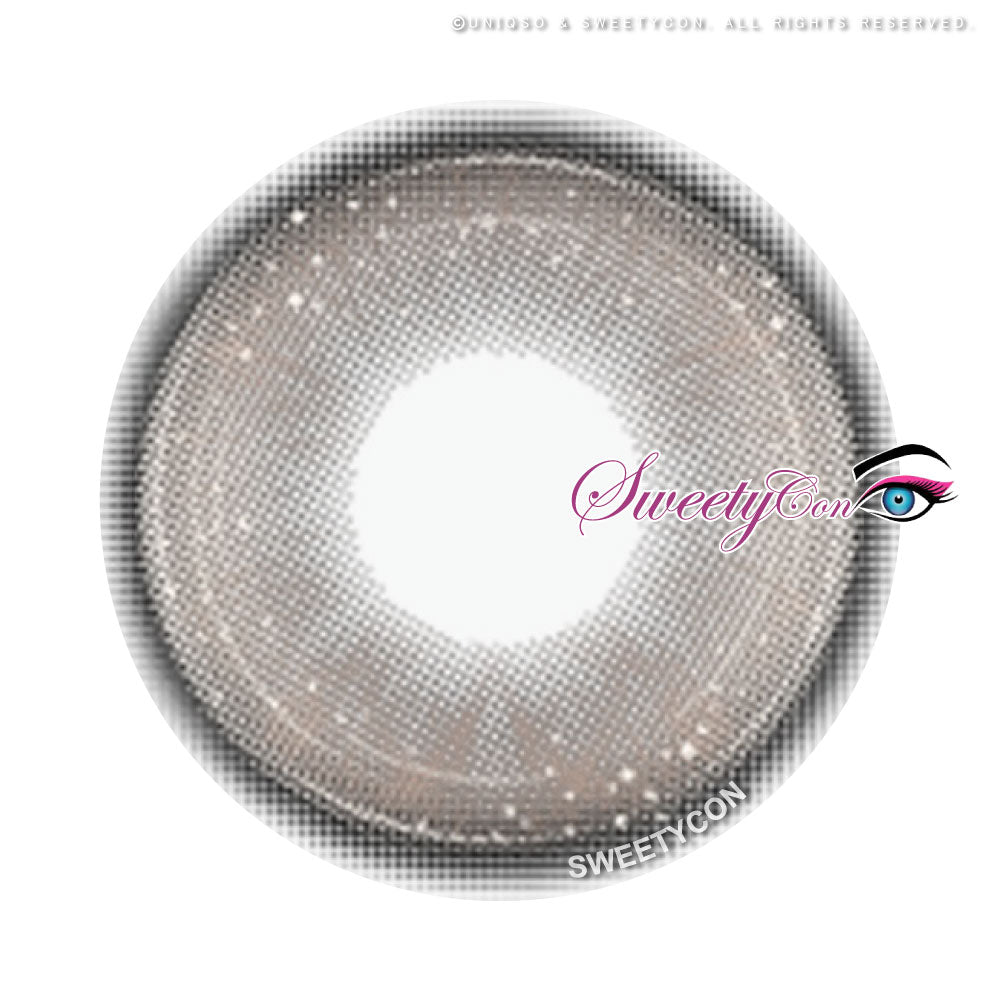 Sweety Butterfly Grey (1 lens/pack)-Colored Contacts-UNIQSO