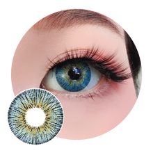 Load image into Gallery viewer, Sweety Retro Blue (1 lens/pack)-Colored Contacts-UNIQSO
