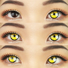Load image into Gallery viewer, Sweety Real Anime Yellow (1 lens/pack)-Colored Contacts-UNIQSO
