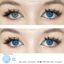 Load image into Gallery viewer, Sweety Soft Blue (1 lens/pack)-Colored Contacts-UNIQSO
