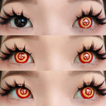 Load image into Gallery viewer, Sweety Crazy Red Target (Chainsaw Man - Power) (1 lens/pack)-Crazy Contacts-UNIQSO

