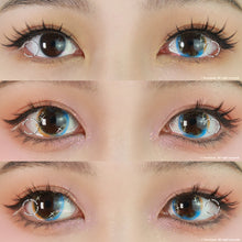 Load image into Gallery viewer, Sweety Shining Stars Blue (1 lens/pack)-Colored Contacts-UNIQSO
