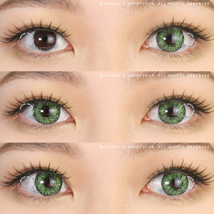 Sweety Candy Green (New) (1 lens/pack)-Colored Contacts-UNIQSO