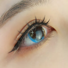 Load image into Gallery viewer, Sweety Shining Stars Blue (1 lens/pack)-Colored Contacts-UNIQSO
