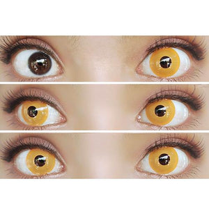 Sweety Crazy Pure Orange (1 lens/pack)-Crazy Contacts-UNIQSO