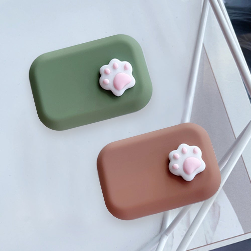 Lens Case - Side Pink Paw Set-Lens Case-SweetyCon