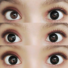 Load image into Gallery viewer, Sweety Crazy Solid Black (1 lens/pack)-Crazy Contacts-UNIQSO
