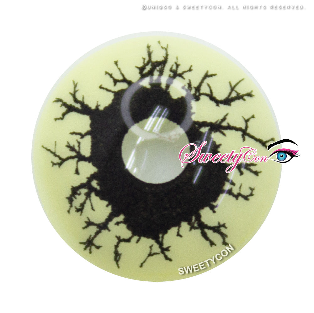 Sweety Crazy Black Rage (1 lens/pack)-Crazy Contacts-SweetyCon