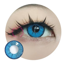 Load image into Gallery viewer, Sweety Devil Blue (1 lens/pack)-Colored Contacts-UNIQSO
