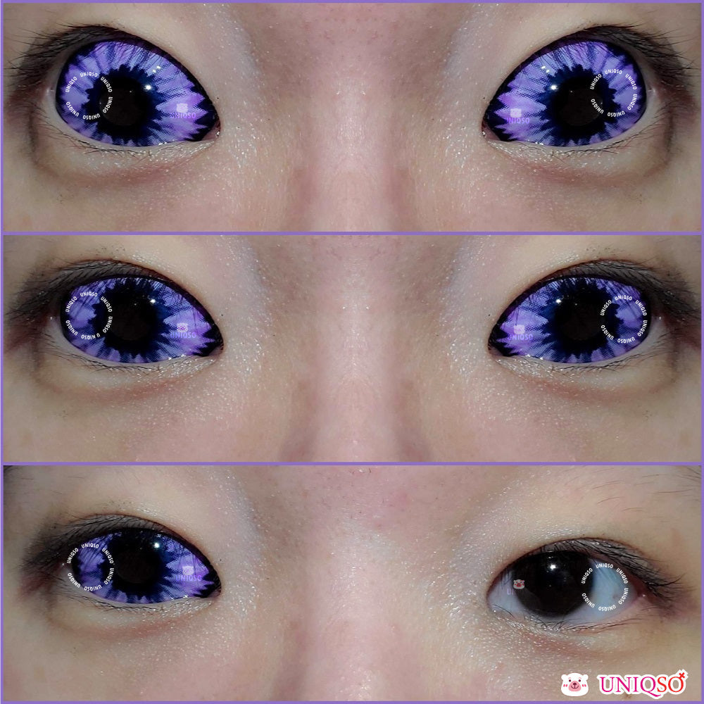 Sweety Violet Sclera Contacts - Elf Purple (1 lens/pack)-Sclera Contacts-SweetyCon