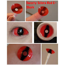 Load image into Gallery viewer, Sweety Sclera Contacts Red E-Shork (1 lens/pack)-Sclera Contacts-UNIQSO
