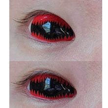 Load image into Gallery viewer, Sweety Sclera Contacts Red E-Shork (1 lens/pack)-Sclera Contacts-UNIQSO
