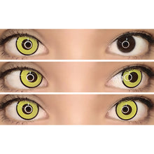 Load image into Gallery viewer, Sweety Crazy Yellow Zombie / Manson (1 lens/pack)-Crazy Contacts-UNIQSO

