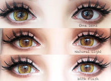 Load image into Gallery viewer, Sweety Poppy Yellow (1 lens/pack)-Colored Contacts-UNIQSO

