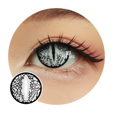 Load image into Gallery viewer, Sweety Crazy Lizard Eye Silver (1 lens/pack)-Crazy Contacts-UNIQSO
