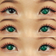 Load image into Gallery viewer, Sweety Crazy Lizard Eye Green (1 lens/pack)-Crazy Contacts-UNIQSO
