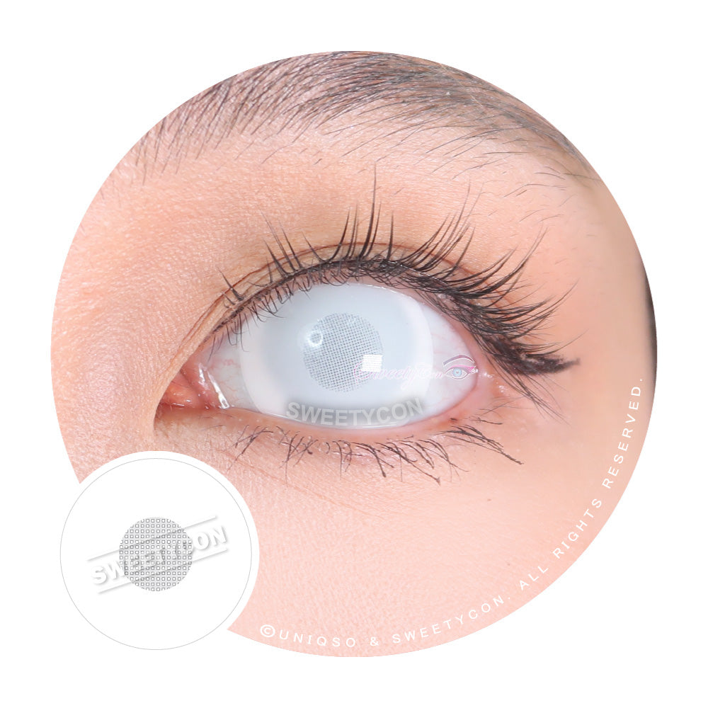 Blind White Contact Lenses