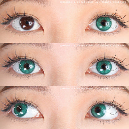 1 Day Sweety Fruit Juice Green (2 or 10 lenses/pack)-Colored Contacts-SweetyCon