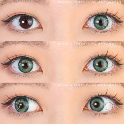 1 Day Sweety Seafoam Papakolea (2 or 10 lenses/pack)-Colored Contacts-UNIQSO