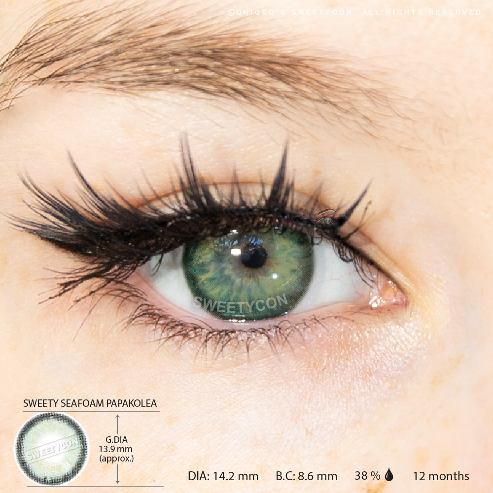 1 Day Sweety Seafoam Papakolea (2 or 10 lenses/pack)-Colored Contacts-UNIQSO