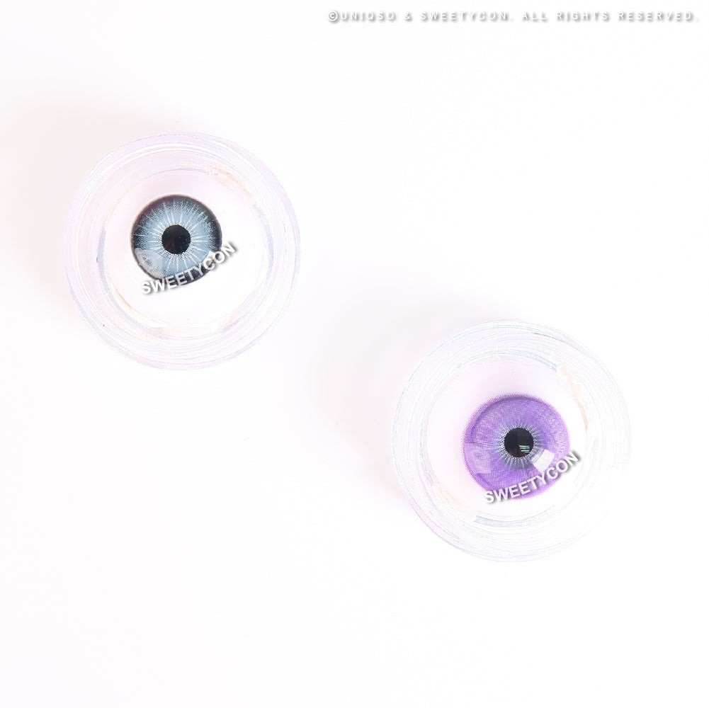 1 Day Sweety Star Tears Blue Violet (2 or 10 lenses/pack)-Colored Contacts-SweetyCon