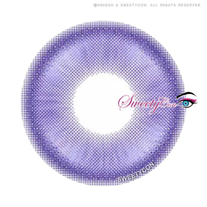 1 Day Sweety Star Tears Blue Violet (2 or 10 lenses/pack)-Colored Contacts-SweetyCon