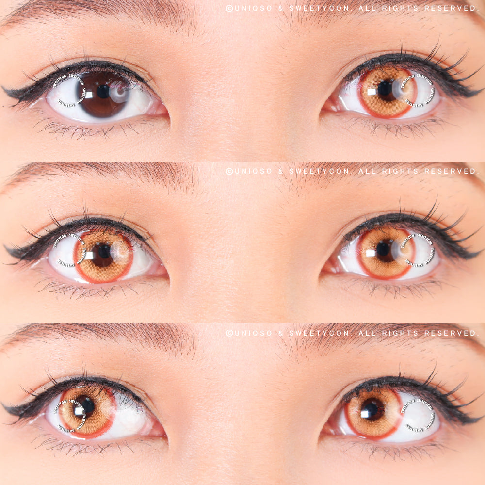 1 Day Sweety Star Tears Brown (2 or 10 lenses/pack)-Colored Contacts-SweetyCon